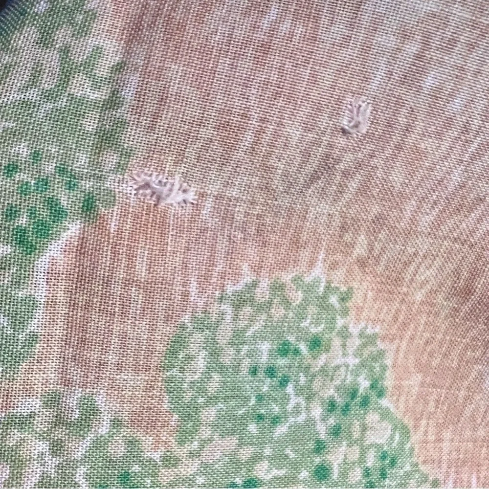 MARLBOROUGH Vintage 70s Pillowcase Mountain Landscape Forest Stream Tree Retro